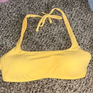 Small Yellow Abercrombie & Fitch Bikini Top